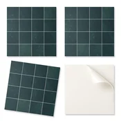 shumee Samolepilne vinilne ploščice s potiskom geometrijskega vzorca ploščic 4x50x50 cm