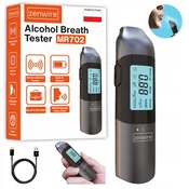 shumee Profesionalni policijski alkotester brez ustnika, polnilna baterija USB-C Zenwire MR702