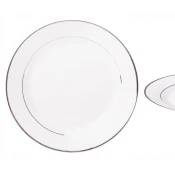 shumee Ambition Okrogel krožnik za sladico iz belega porcelana 16 cm