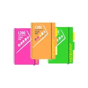 Astra Zvezek z spiralno vezavo Astrapap Neon Line B5, 100 listov, kvadratni, 107024002