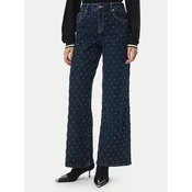 Liu Jo Jeans hlače UF6173 D0374 Modra Straight Fit