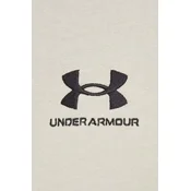 Kratka majica za vadbo Under Armour Logo Embroidered bež barva