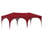 Vidaxl Zložljivi šotor za zabave 575 x 288 x 245 cm Burgundija