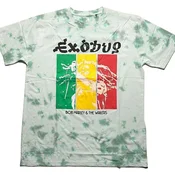 Bob Marley Rasta Colours (Wash Collection) Green L Majica