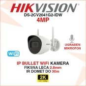 HIKVISION 4MP WIFI IP BULLET KAMERA S MIKROFONOM DS-2CV2041G2-IDW