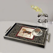 Aberto Design Poslužavnik TPG9897 50 x 29 x 3.5 cm, Šareni
