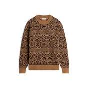 TOMMY HILFIGER Pulover karamel/črna
