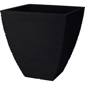 ProGarden Lonec za rože KO-Y54201730 zunanja rebrasta 40 cm antracitna