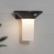 STAR TRADING LED-solarna stenska svetilka Valta s senzorjem gibanja - Sodobni - grafit, bela - Plastika