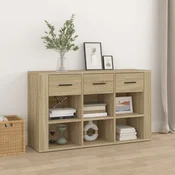 shumee vidaXL Predalnik, hrast sonoma, 100x30x59,5 cm, material na osnovi lesa