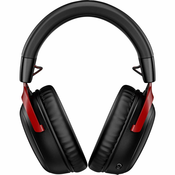 HyperX Cloud III Wireless slušalke, brezžične, črna/rdeča (77Z46AA)
