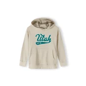 MINOTI Majica temno zelena/bela/off-bela