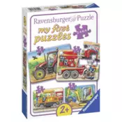 Ravensburger puzzle (slagalice) -Moje  prve puzzle/ mašine