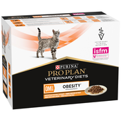 Purina Pro Plan Veterinary Diets Feline OM ST/OX-Obesity Management piletina - 20 x 85 g