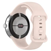 Silikonski pas Techsuit W031 za Google Pixel Watch/Watch 2/Watch 3 41mm/Watch 4 41mm - roza