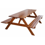 Rojaplast Vrtna garnitura Piknik set, 160 cm, lakirana