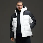 Cropp - Dvobojna jakna s kapuljacom - white