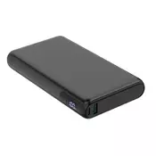 PLATINET Power Bank prijenosni punjač 30000mAh, 2 USB-C, 1 USB-A, 100W, PD, QC, Li-Ion, crni PMPB30DL301B