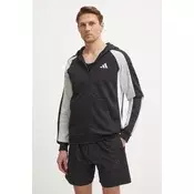 Adidas Muški duks sa kapuljacom Essentials colorblock, Crni