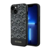 shumee Ovitek Guess GCube Stripes MagSafe - iPhone 14 Plus (črn)