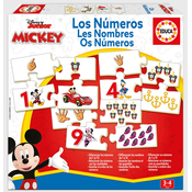 Náucná hra Ucíme sa císla Mickey & Friends Educa s obrázkami a poctami DU19327