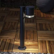 STAR TRADING LED solarna luč na podstavku Vienna, črna, kovinska, višina 50 cm - Sodobni - Nerjaveče jeklo