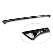 Decorative tailgate door trim Toyota Corolla 2018- (wagon, between lights, dark glossy)
