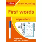 First Words Age 3-5 Wipe Clean Activity Book