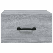 Vidaxl Stenska nočna omarica siva sonoma 35x35x20 cm