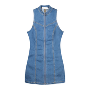 Bershka Obleka moder denim