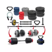 Iron Set tegova 68kg i 2 plus 1 šipka 6 u 1