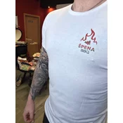 T-shirt ŠpenaBBQ bela - XXL