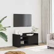 TV ormaric crni 80 x 35 x 40 cm od konstruiranog drva