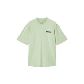 AllSaints Majica REDACT  svetlo zelena / črna / bela