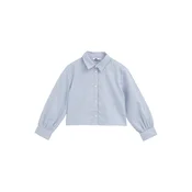 WE Fashion Bluza modra / svetlo modra / bela
