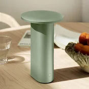 FRITZ HANSEN LED-akumulatorska namizna svetilka Solae, zelena, aluminij, IP44 - Dnevna soba/jedilnica - Sodobni - svetlo zelena