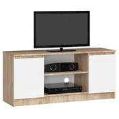 AKORD Akord Tv Omarica, 2 Vrata In 1 Polica, Hrast Sonoma/Bela, (5000331847)