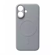 Silikonski ovitek LUXURY z Magsafe za iPhone 17 - sivo moder