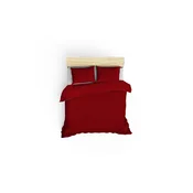 Lessentiel Maison Stripe Premium Set satenska posteljina i 2 jastucnice, 200 x 220 cm, Bordo