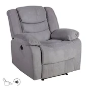 Homestar Naslanjač z električnim mehanizmom CYRUS siv