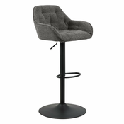 Temno sivi vrtljivi barski stoli v kompletu 2 ks 109 cm Brooke – Actona