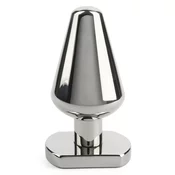 Mr. Steel Heavy Steel Butt Plug Medium Silver