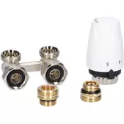 slomart Termostatski komplet z DX glavo M30x1.5, kotni ventil Vekotrim G3/4-1/2