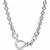 Pandora Masivna srebrna ogrlica Infinity 398902C00-50 srebro 925/1000