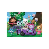 Clementoni Gabbys dollhouse II sestavljanka puzzle 104 kosov