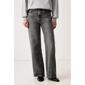 Levis kavbojke s širokimi hlačnicami ženske RIBCAGE WIDE LEG