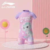 Li-Ning Jednodelni kupaci kostim za devojcice, Roze