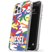 Diesel Clear Case Pride Camo AOP for iPhone 12/12 Pro colourful (44332)