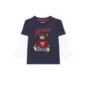 Guess Bluza N4BI08 I3Z14 Mornarsko modra Regular Fit