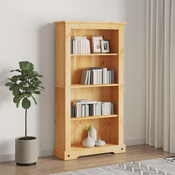 vidaXL Štirinadstropna knjižna omara borovina Corona Range 81x29x150cm